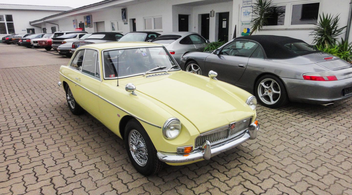 Automobile Genieser, MGB, MGT GT 11, Oldtimer, Liebhaberfahrzeug, Restauration, Bad Dürkheim, Vorderpfalz