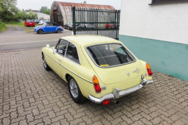 Automobile Genieser, MGB, MGT GT 11, Oldtimer, Liebhaberfahrzeug, Restauration, Bad Dürkheim, Vorderpfalz